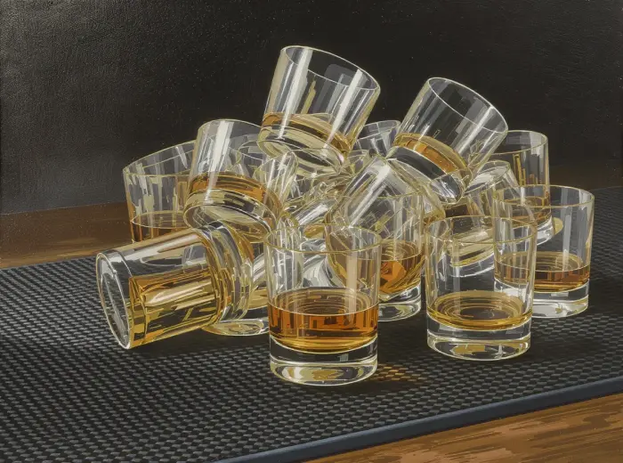 After Hours” 2025 - Glass Harmony with Golden Elixirs