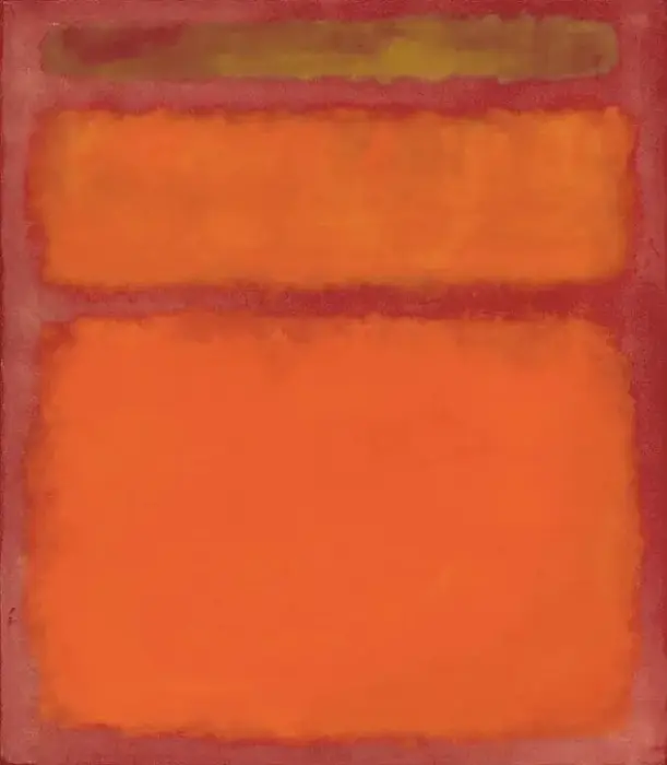 오렌지, 레드, 옐로우, 1961년 마크 로스코 - 재현