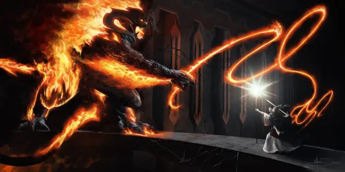 Вы не пройдете - Гендальф против Балрога на мосту