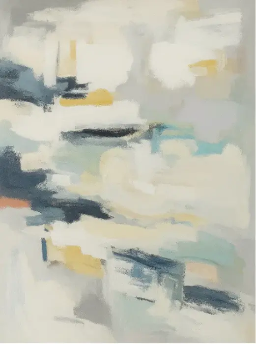 抽象的で落ち着いた機能的アート