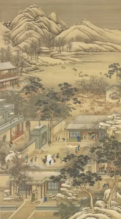 中国の穏やかな冬の日