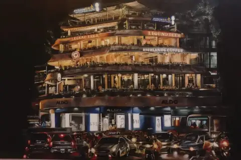 ハノイ市の夜景