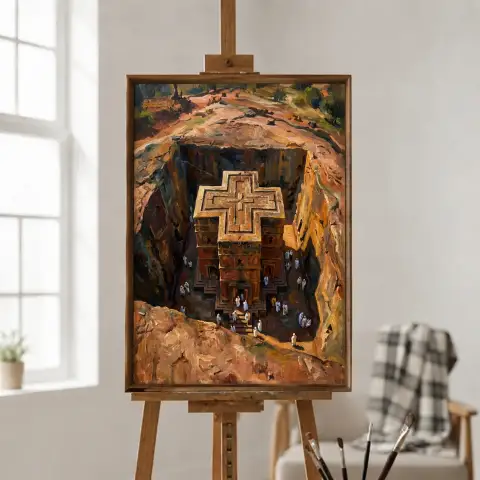 랄리벨라의 에티오피아 암석 교회