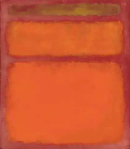 오렌지, 레드, 옐로우, 1961년 마크 로스코 - 재현