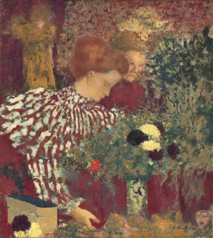Женщина в полосатом платье (1895)