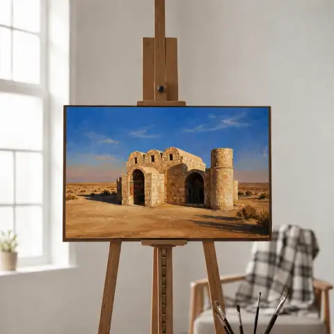 Иорданский пустынный замок Каср-Амра