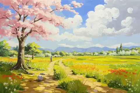 ソウルの桜: 穏やかな春の隠れ家