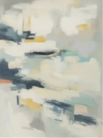 抽象的で落ち着いた機能的アート