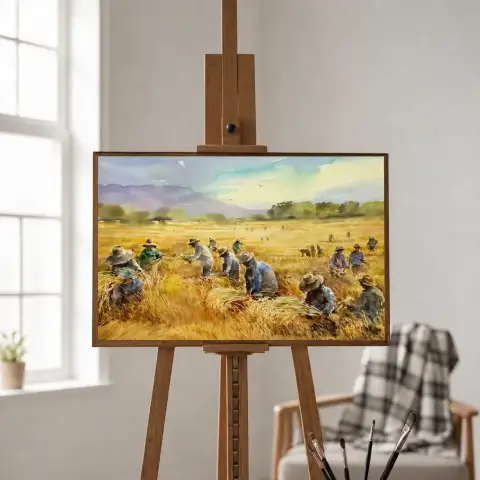 المزارعون في العمل