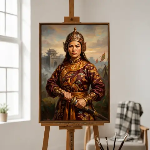 Портрет Буй Тхи Суан, Вьетнам