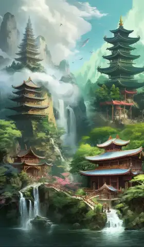 마법에 걸린 중국 풍경