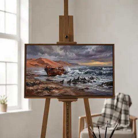 ナミビア スケルトンコースト 難破船