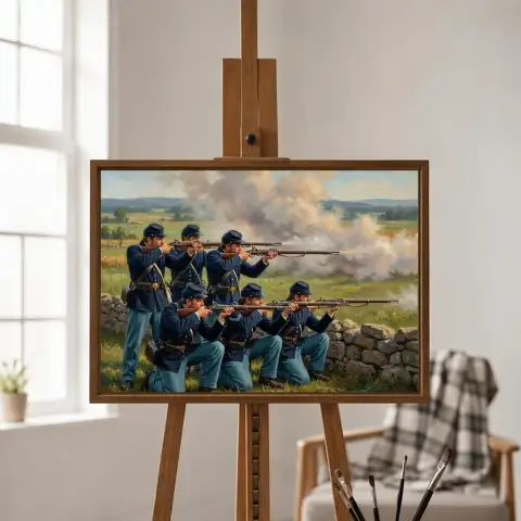 Пехота северян при Геттисберге