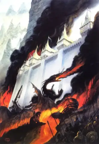 ホワイトシタデルのドラゴンの炎