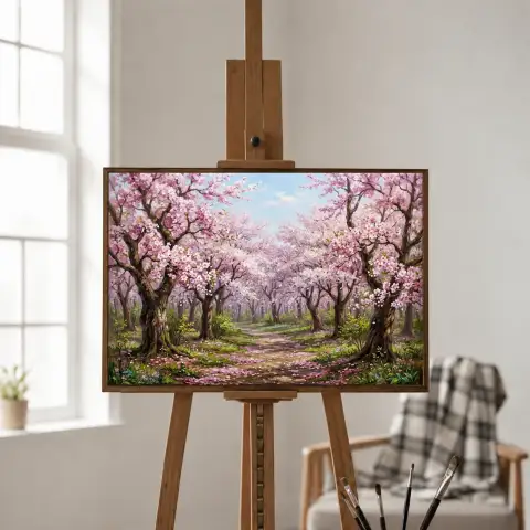 벚꽃 숲 봄