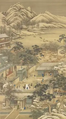 中国の穏やかな冬の日