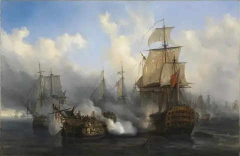 Трафальгар: Иконическая морская битва Огусте Мейера