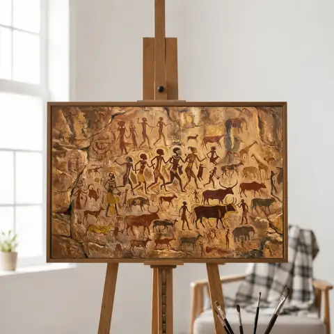 알제리 타실리나제르 바위 그림