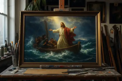 Jesus Acalma a Tempestade