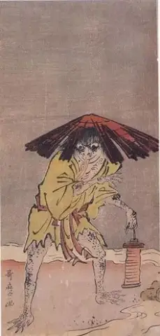 不気味なカッパの姿