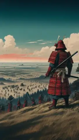 戦場を守るサムライ