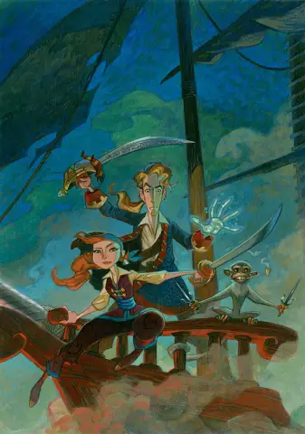 Monkey Island Pirate Duel Poster-Style Wall Art