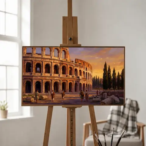 Colosseum i gyllene timmen