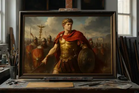 軍団を率いるマルクス・アウレリウス