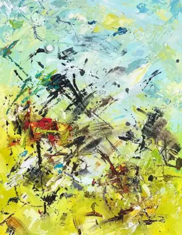 Abstract Expression in Vibrant Hues