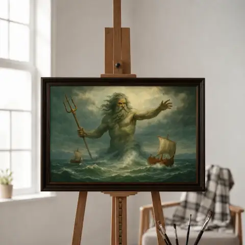 Нептун, успокаивающий бурю для римских моряков