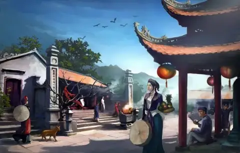 活気あるフンヴォン寺