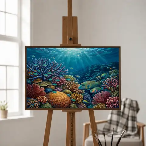 グレートバリアリーフの水中世界