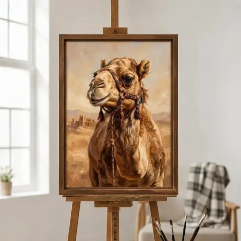بورتريه جمل وحيد السنام