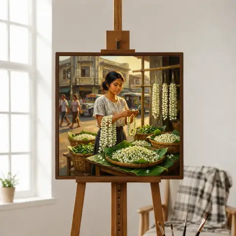بائعة زهور السامباغيتا