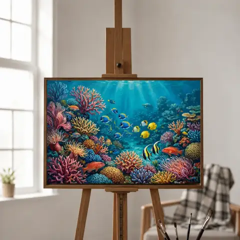 グレートバリアリーフの水中世界