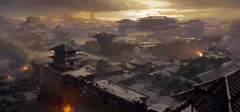 مدينة جيمو المدمرة بالحرب
