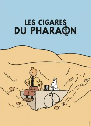 Tintin Faraos cigarrer franskt omslag