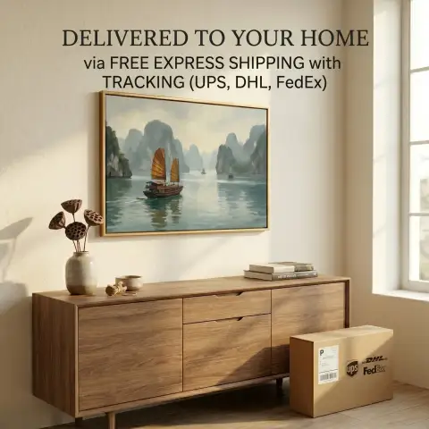 Wie Ihr Gemälde bei Lenoir Decor auf Bestellung gefertigt wird